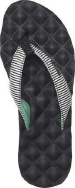 Dreams Print White/Black - Women's Sandal